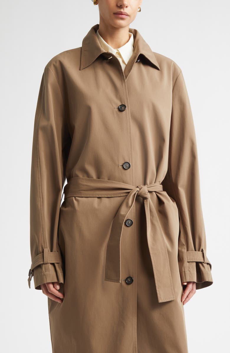 TOTEME Lightweight Trench Coat, Alternate, color, Hazel