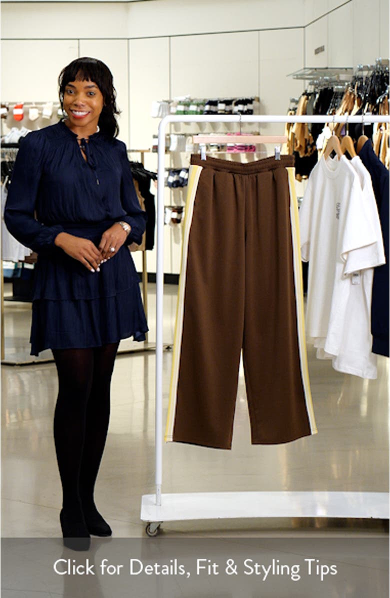 Gym Class Stripe Track Pants, sales video thumbnail