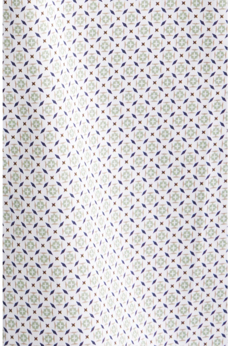 Logan Print Button-Up Shirt, Alternate, color, SAGE TILE