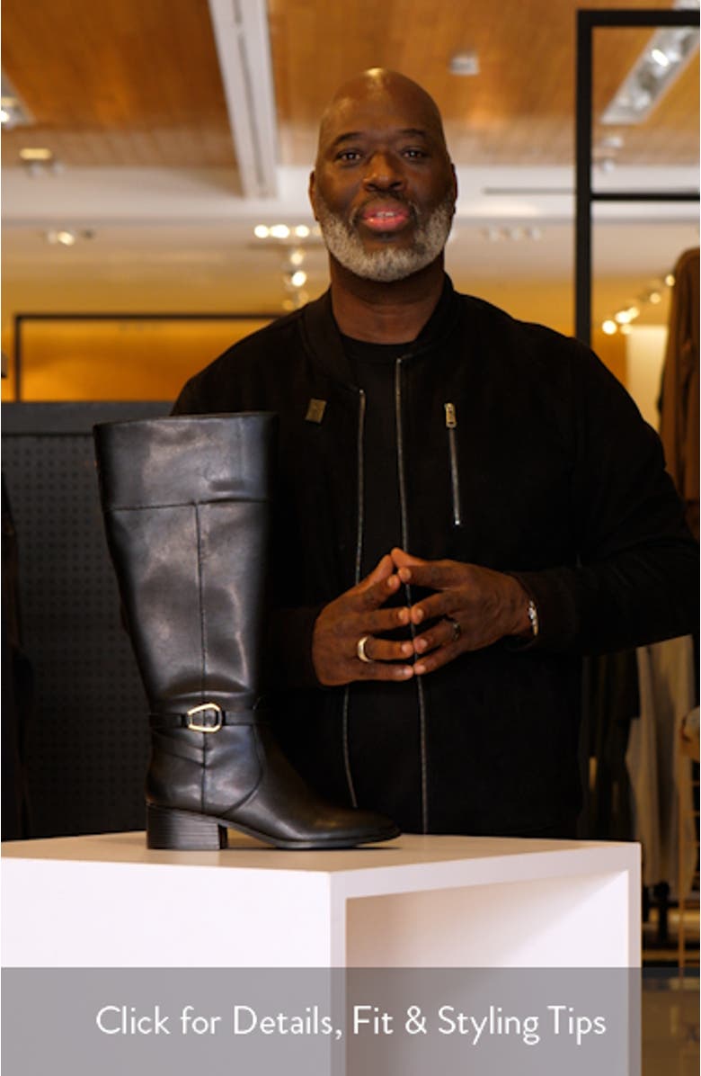 Dennie Knee High Riding Boot, sales video thumbnail