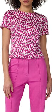 Diane von Furstenberg Perfect Short Sleeve Top