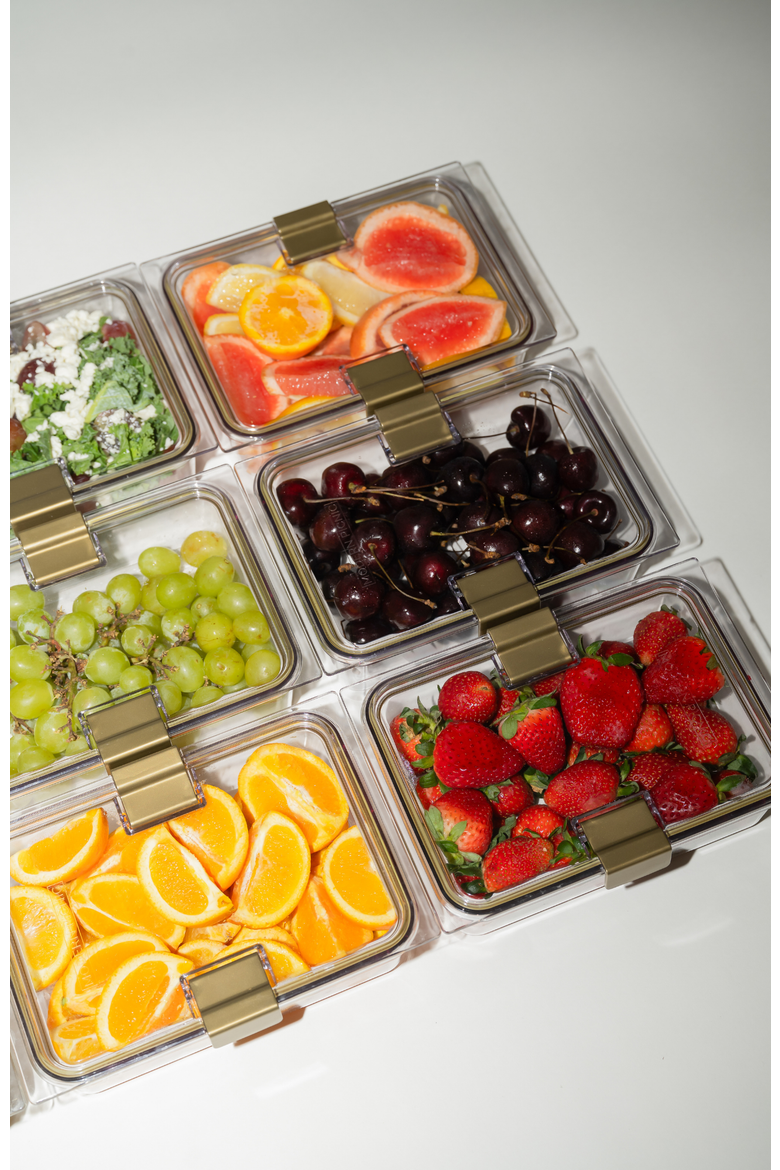 THE CONTAINER - 4 SET, Alternate, color, Clear