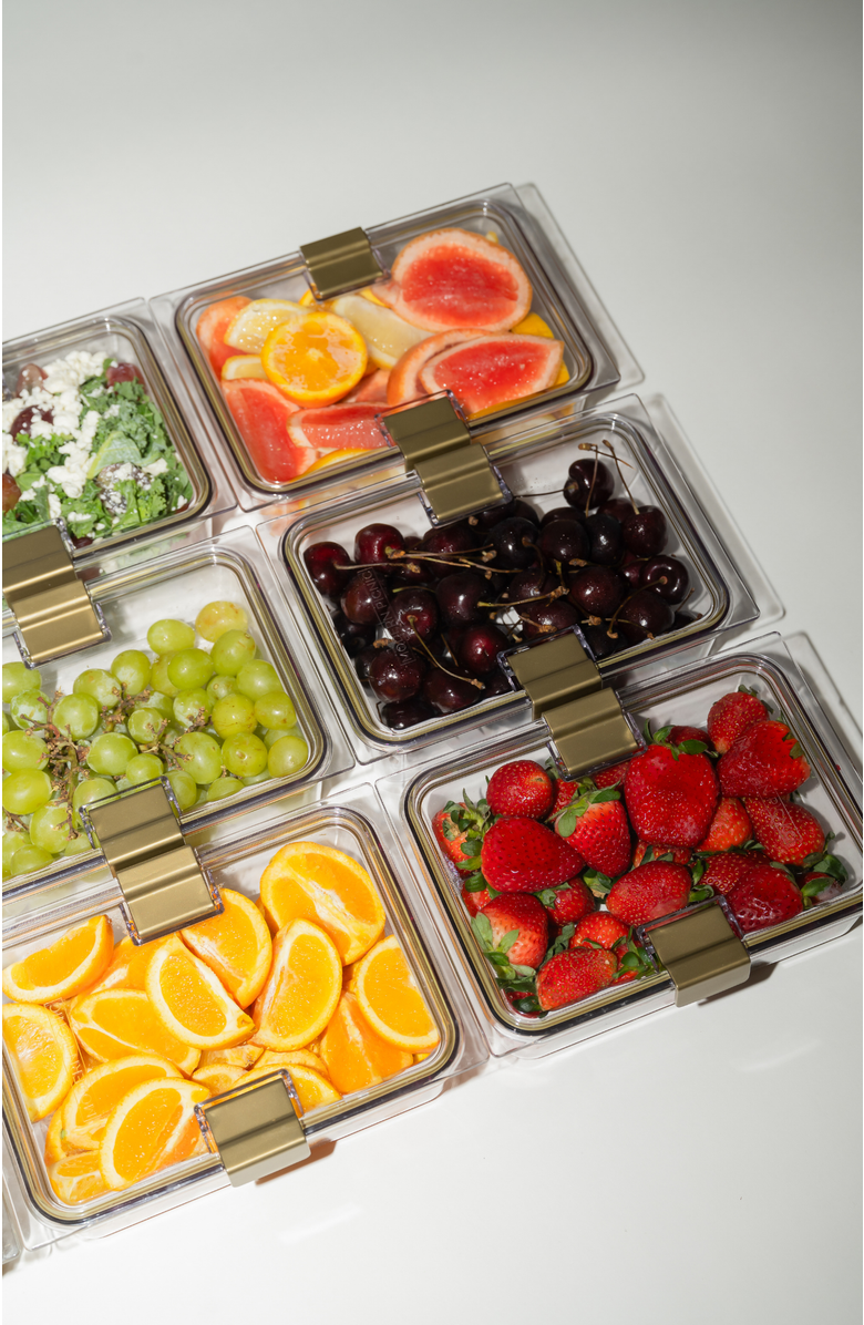 Modern Picnic THE CONTAINER - 4 SET, Alternate, color, Clear
