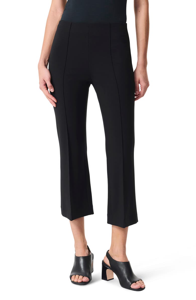 rag & bone Irina Ponte Kick Flare Pants, Main, color, Black