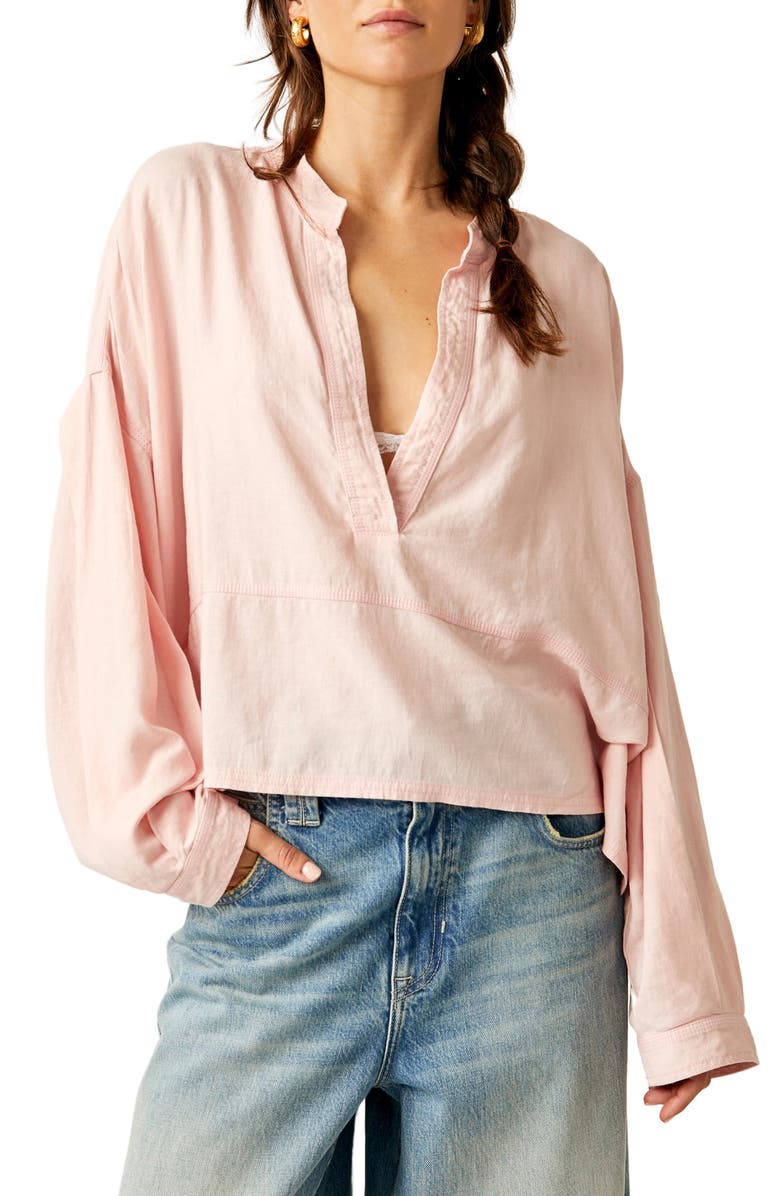 Free People Jude Linen Blend Top, Main, color, 