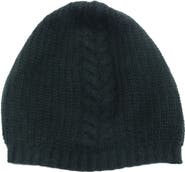 Portolano Cashmere Cable Knit Beanie