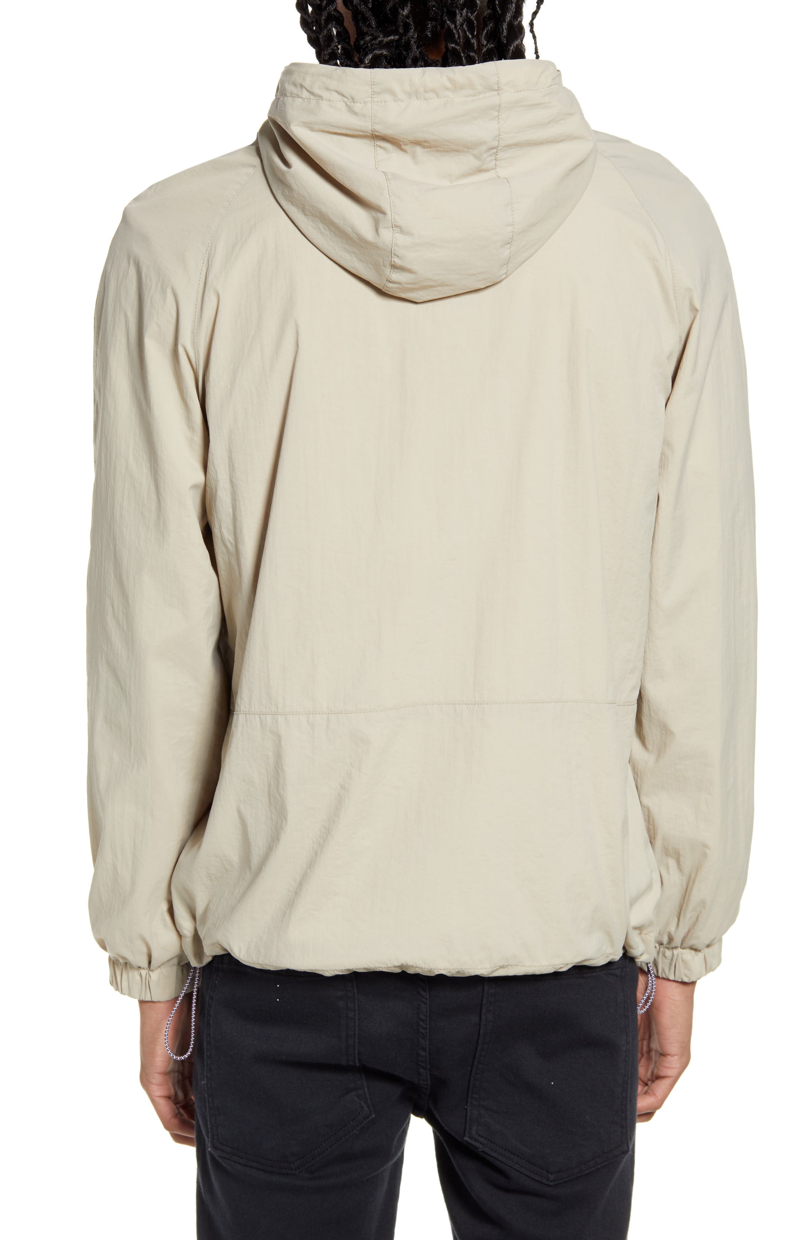 TOMMY JEANS TJM Contrast Zip Popover Jacket (Men) | Nordstrom