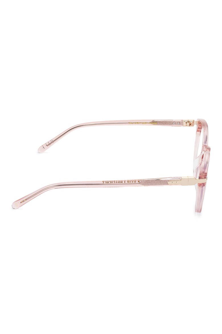 Tali 48mm Round Optical Glasses, Alternate, color, AZALEA CRYSTAL / CLEAR