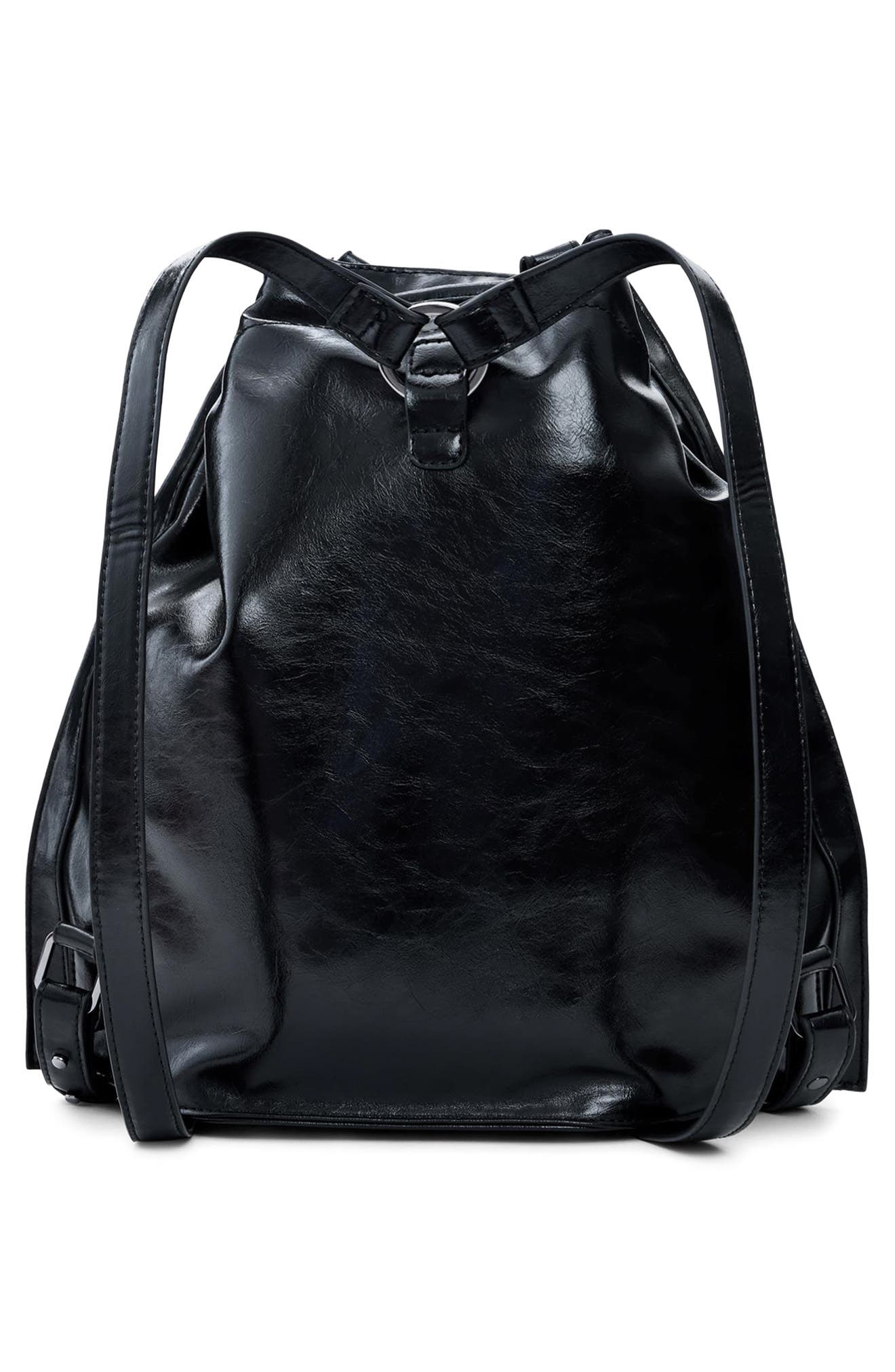 Desigual Medium Faux Leather Backpack, Alternate, color, 