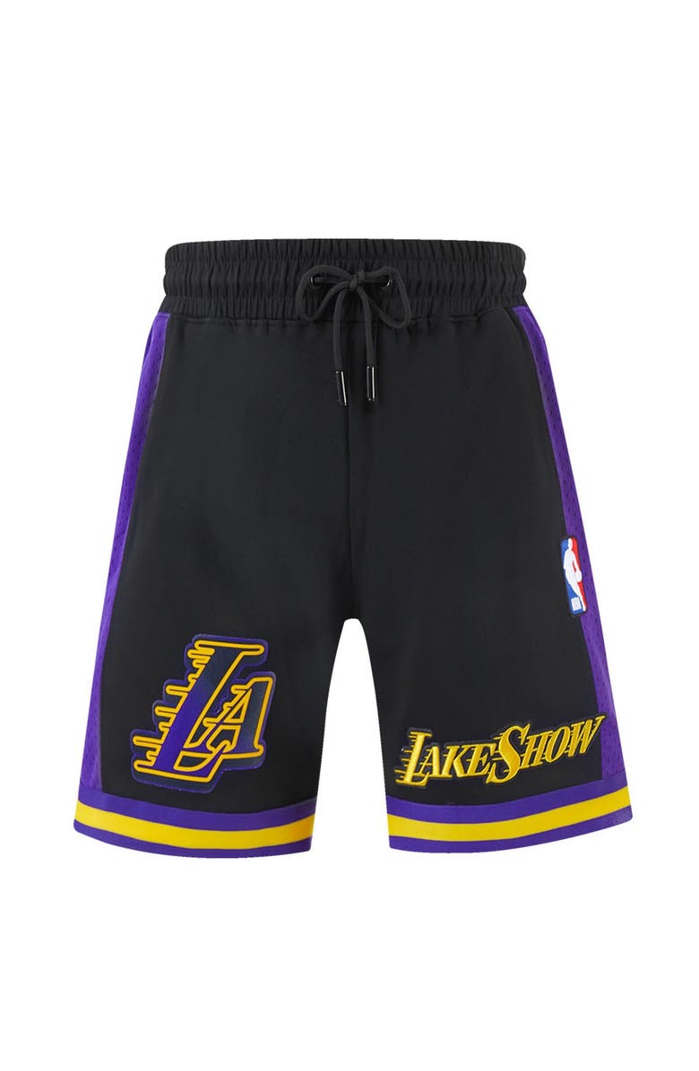 PRO STANDARD Men's Pro Standard Black Los Angeles Lakers 2024/25 City Edition 2.0 Shorts, Alternate, color, 