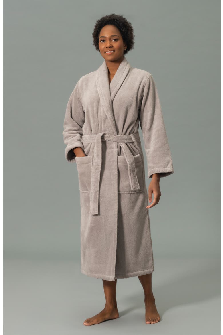 Milagro Cotton Terry Cloth Robe, Alternate, color, DUNE