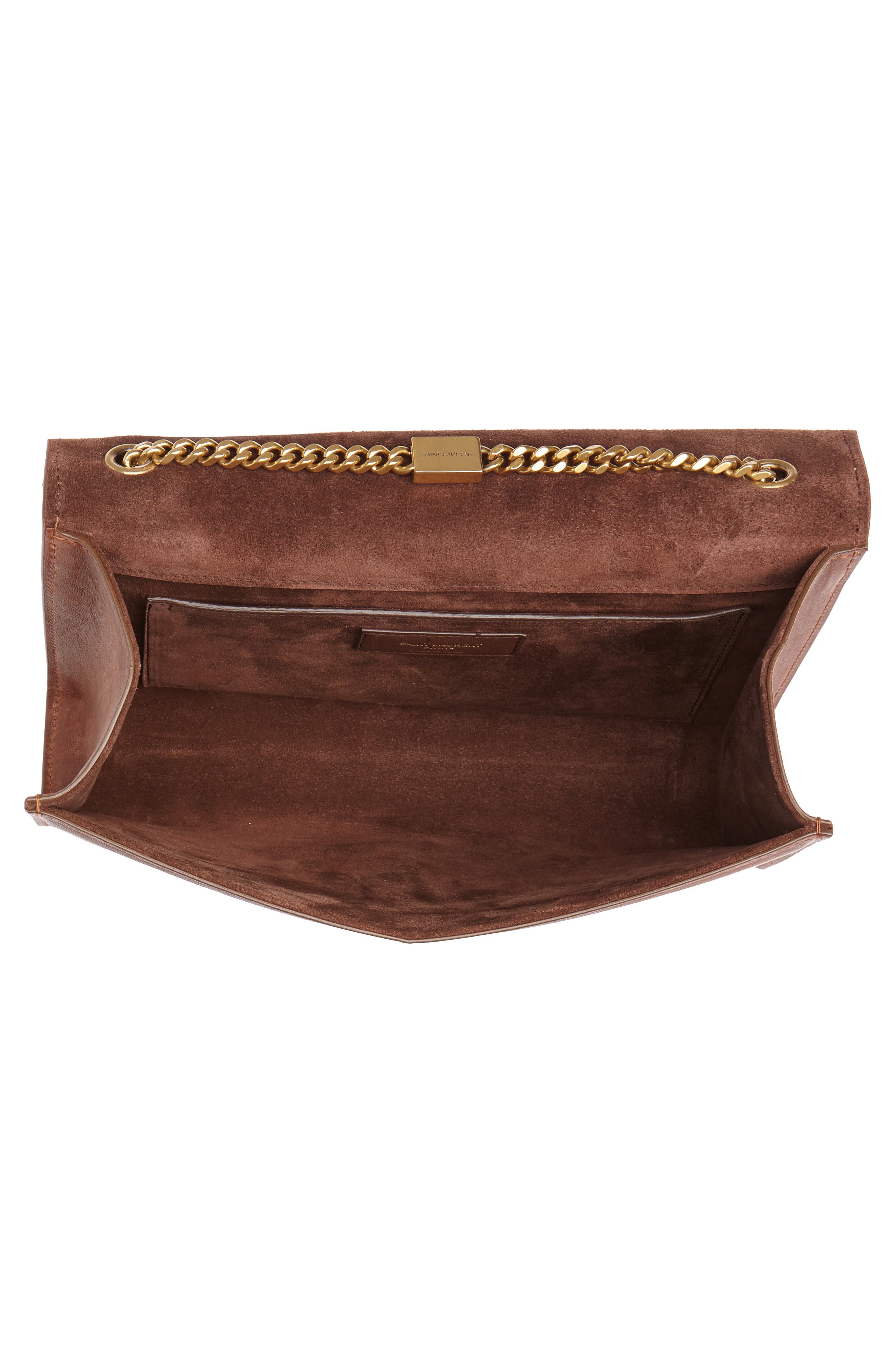 Saint Laurent Medium Kate Studded Leather Crossbody Bag, Alternate, color, 