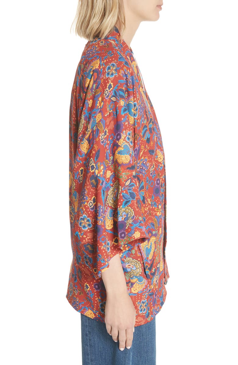 Elizabeth and James Drew Crop Sleeve Kimono, Alternate, color,