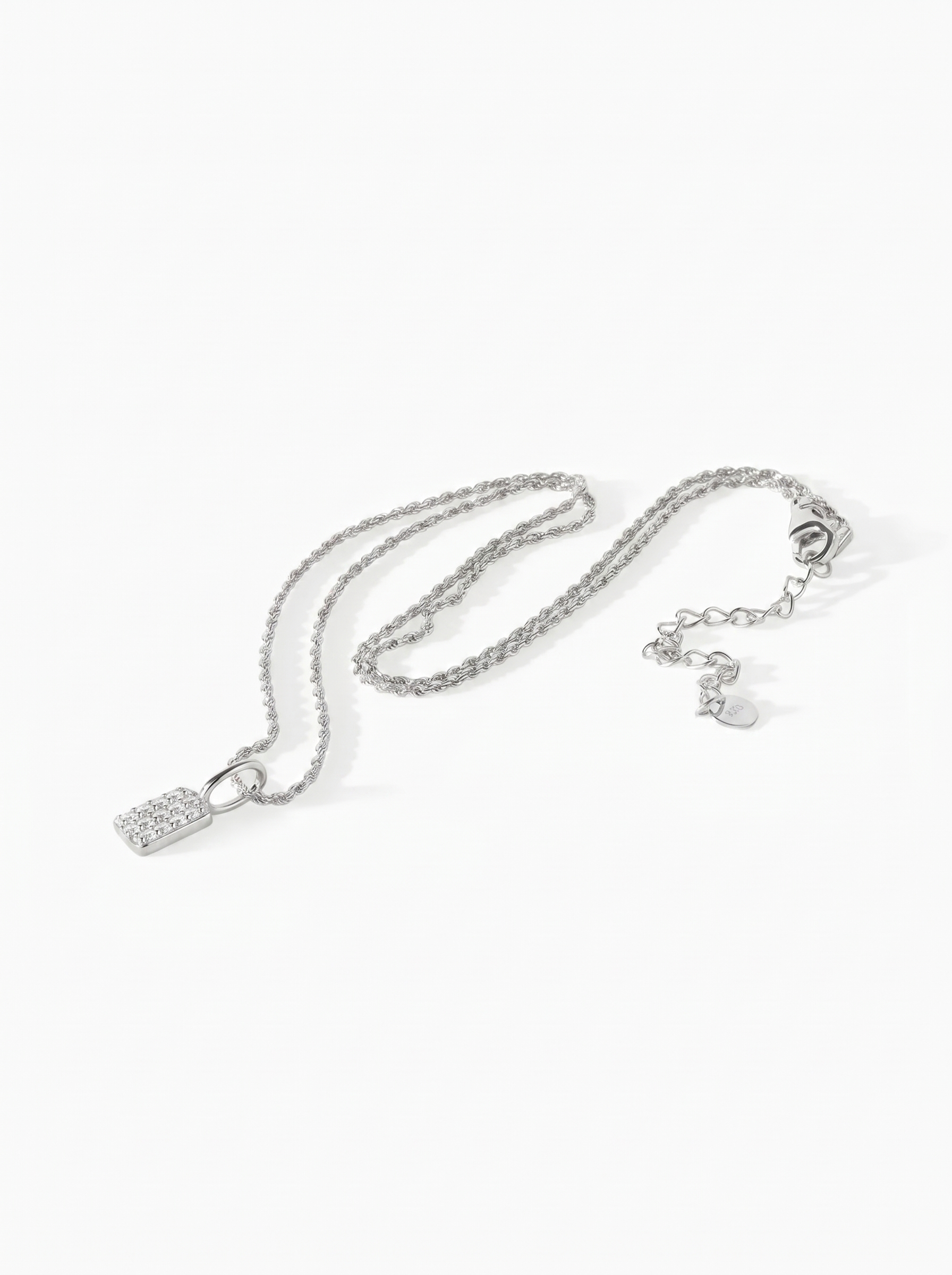Sterling Silver/White CZ