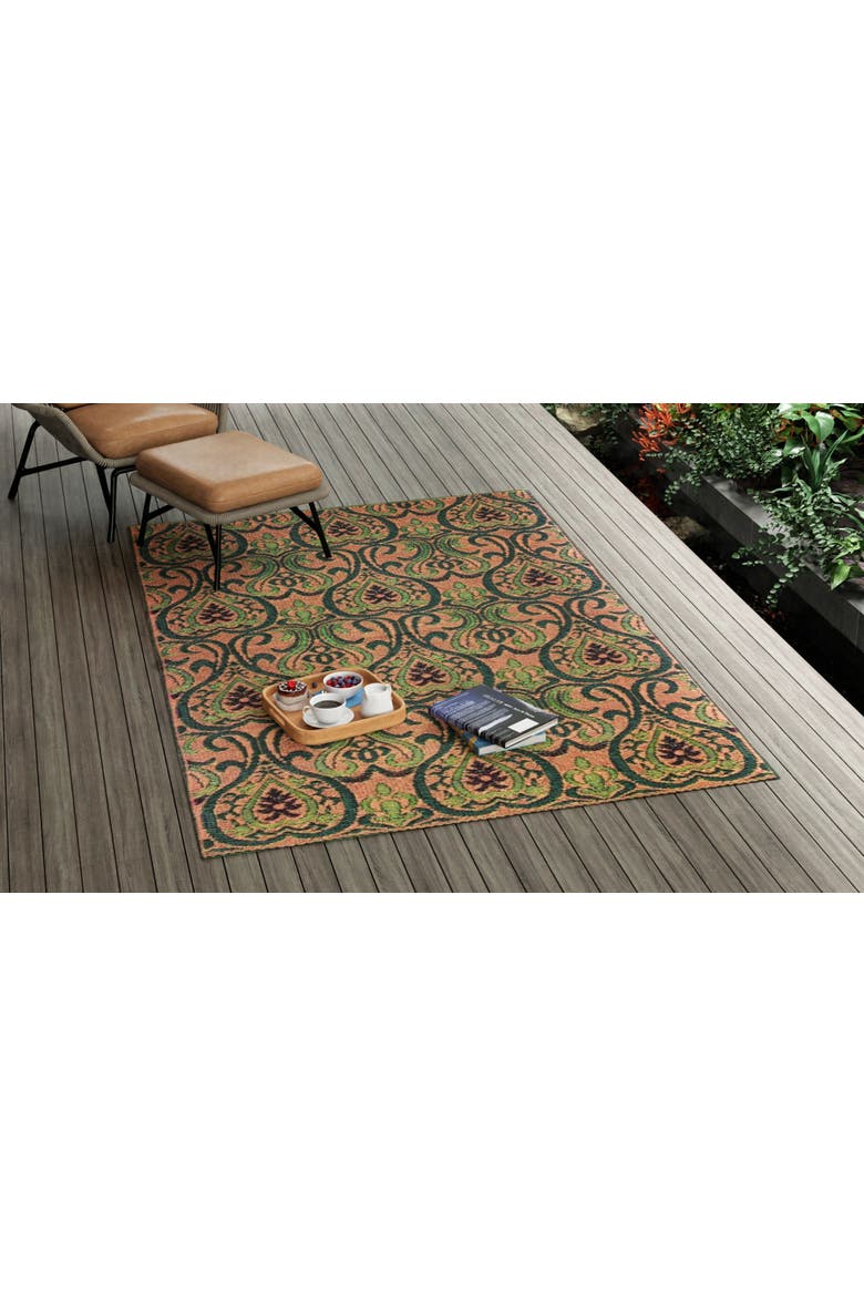 Oasis Medium Green Rug, Alternate, color, 5'x8'