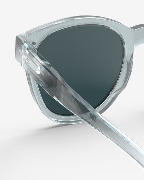 Izipizi Womens Frozen Blue #n Oversized Square-framed Sunglasses In Blue