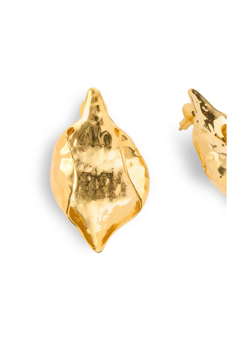 Noa Earrings, Alternate, color, 16K GOLD PLATED