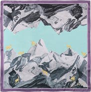 Lost Pattern "Himalaya" Large Silk Scarf