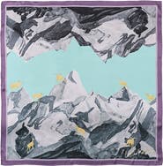 Lost Pattern "Himalaya" Large Silk Scarf