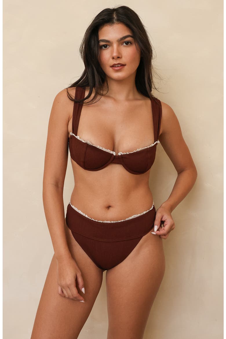 Athena Underwire Bikini Top, Main, color, Terra