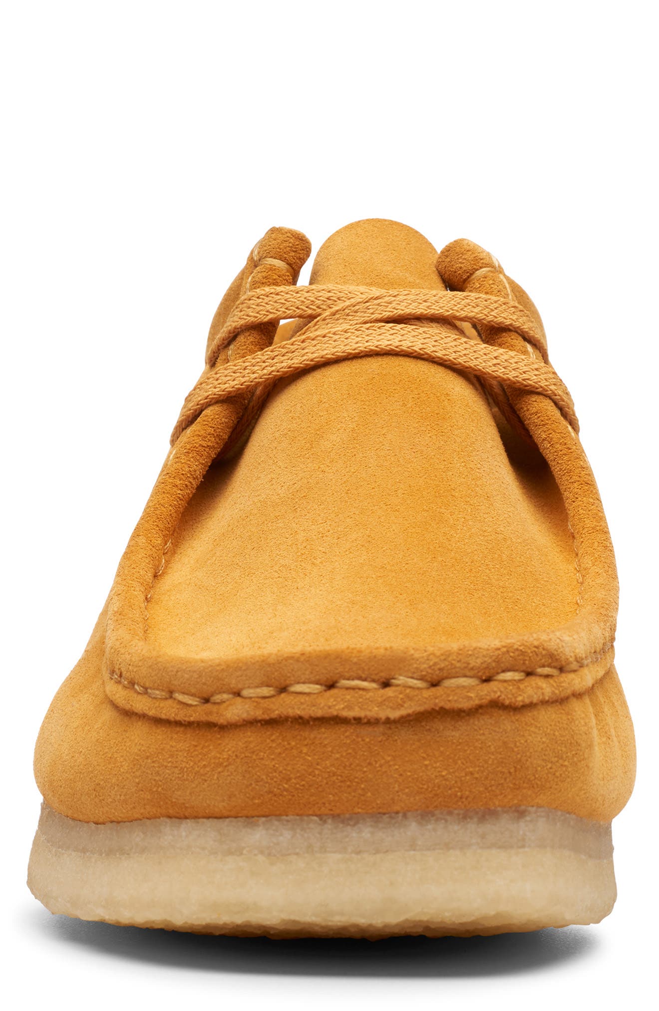 'Wallabee' Moc Toe Derby, Alternate, color, TURMERIC SUEDE