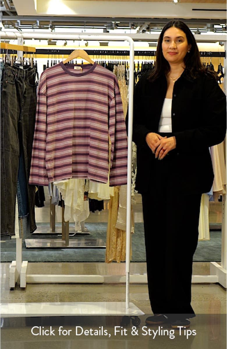 Stripe Sunwashed Organic Cotton Top, sales video thumbnail