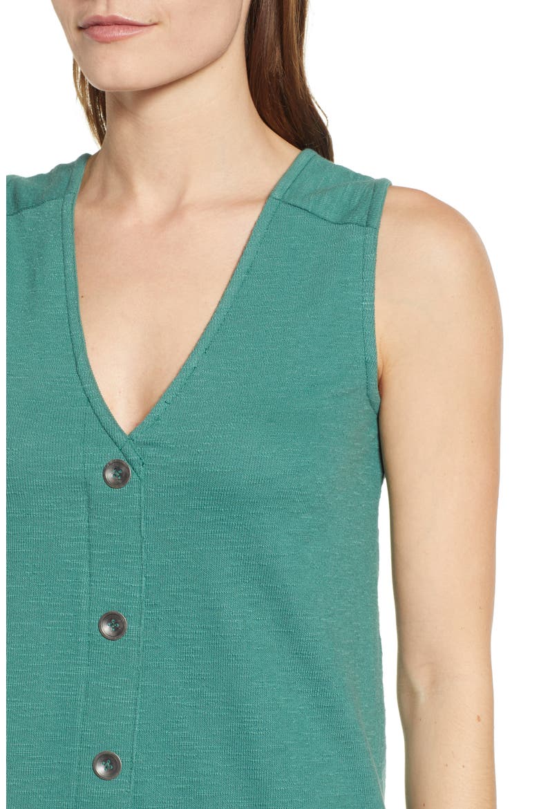 Knit Tank Dress, Alternate, color, GREEN SMOKE