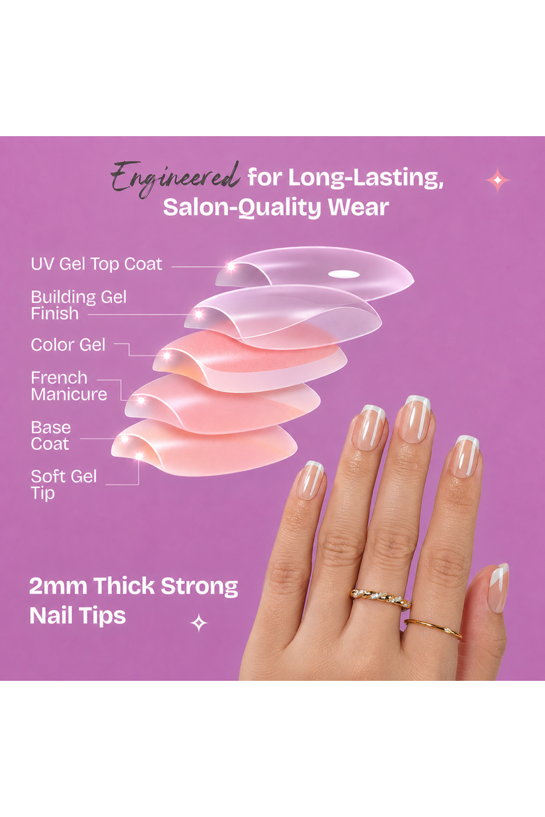 Press On Nail Kit, Alternate, color, Sweetie