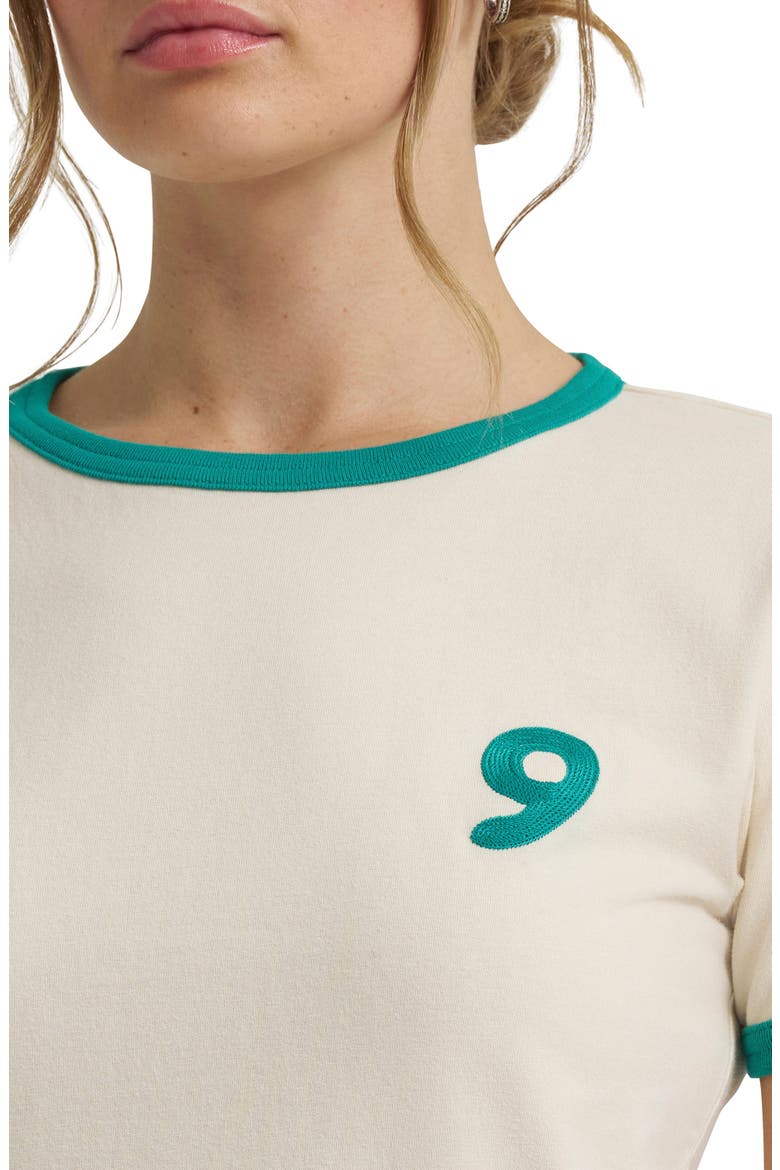 x Lainey Wilson Ringer T-Shirt, Alternate, color, WHITE