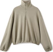 MANGO High Neck Balloon Sweatshirt