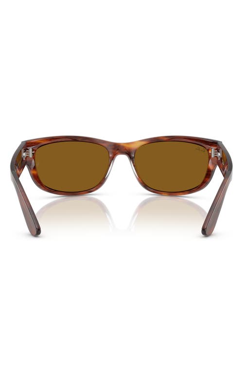 Ray Ban Ray-ban 63mm Pillow Sunglasses In Striped Havana