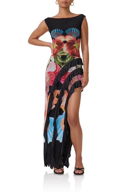 Dahl Sleeveless Asymmetric Dress