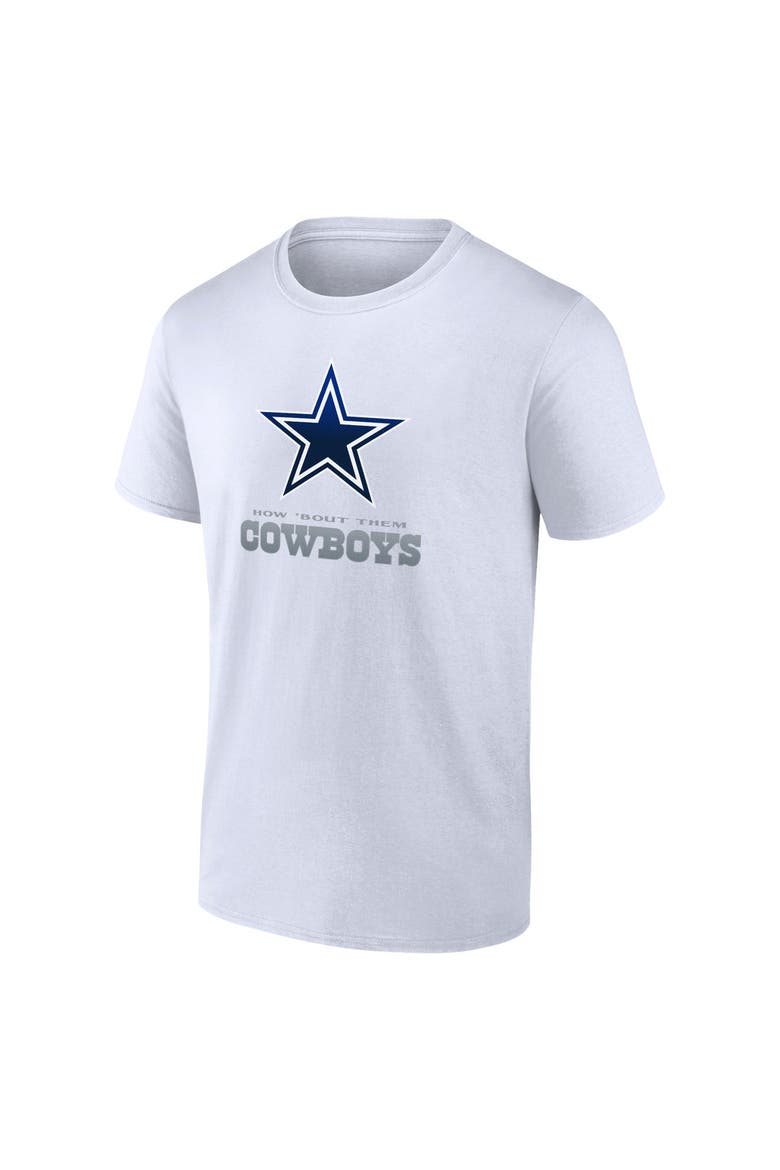 Men's  White Dallas Cowboys  Stats T-Shirt, Alternate, color, White