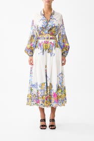 Camilla Belted Midi Skirt