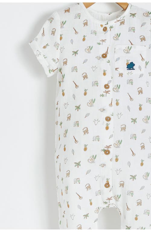 Babycottons Kanu Overall In Off White