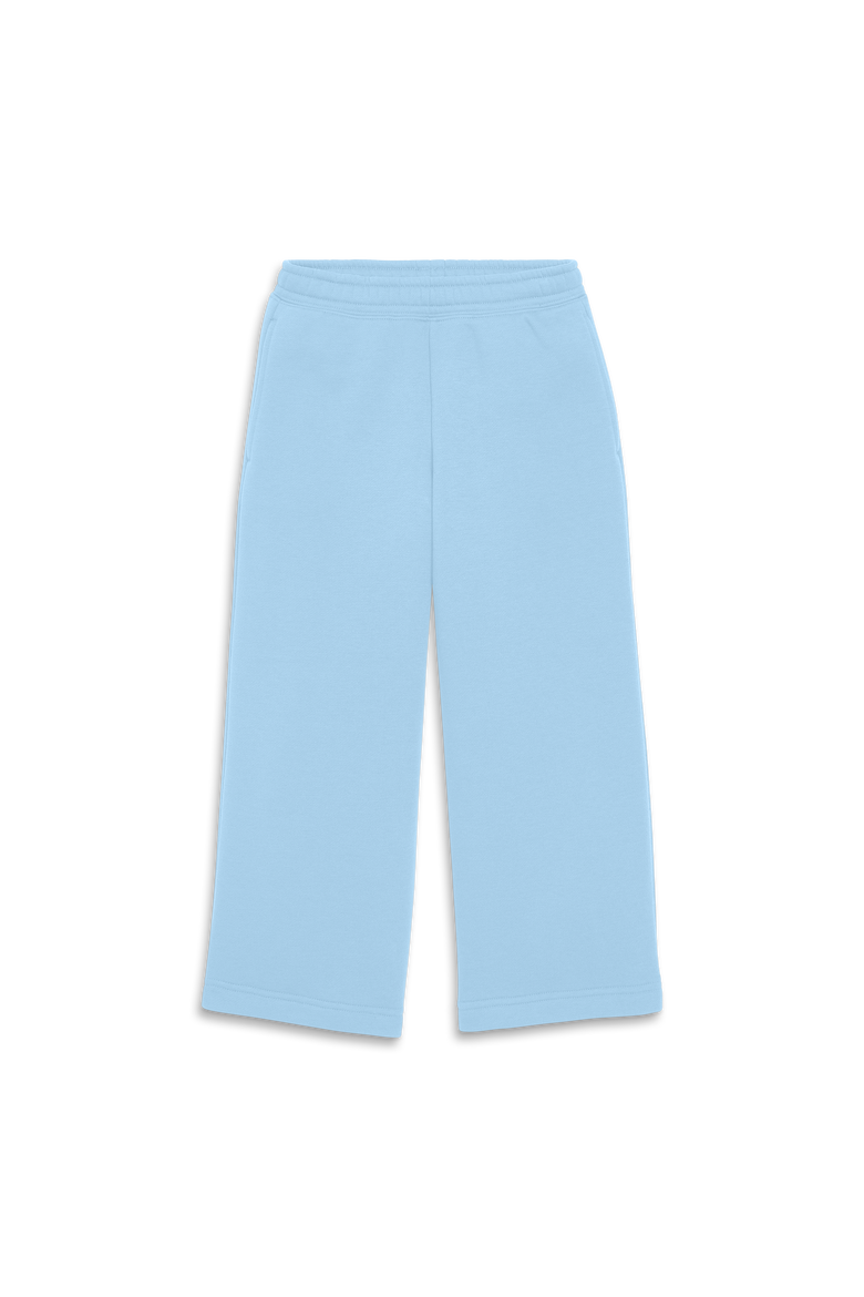 Kids Cozy Fleece Wide Leg Pant, Main, color, New Sky