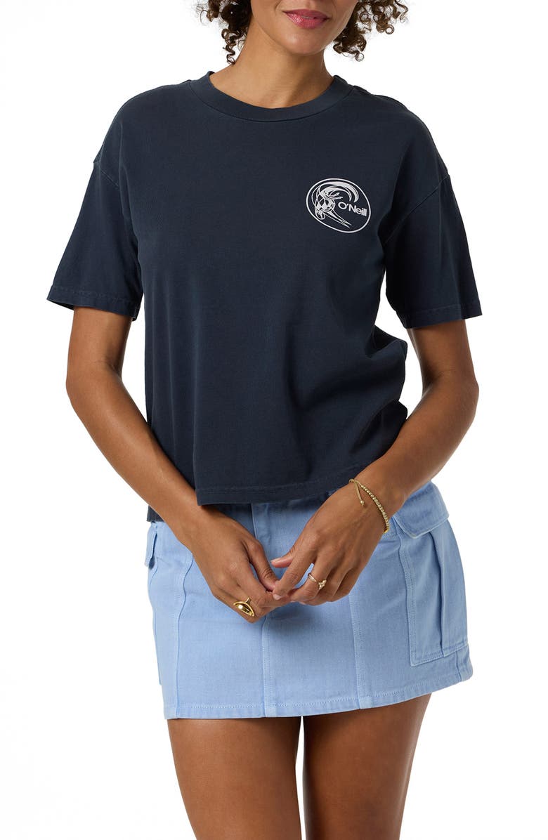 O'Neill Salty Circle Cotton Graphic T-Shirt, Main, color,