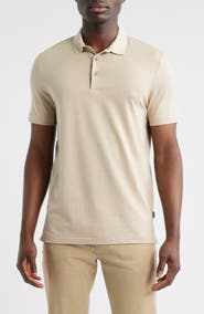 BOSS Pitton Slim Fit Mercerized Cotton Polo