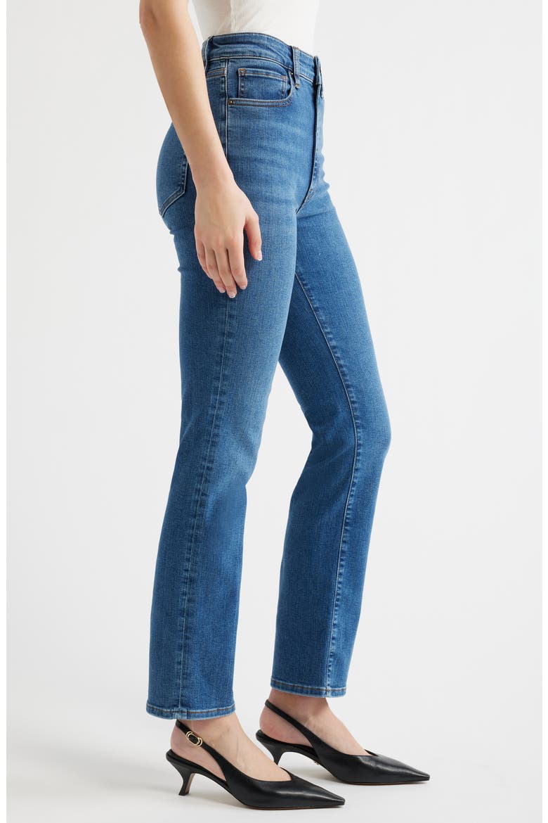 The Pencil High Waist Slim Straight Leg Jeans, Alternate, color, CHARITY