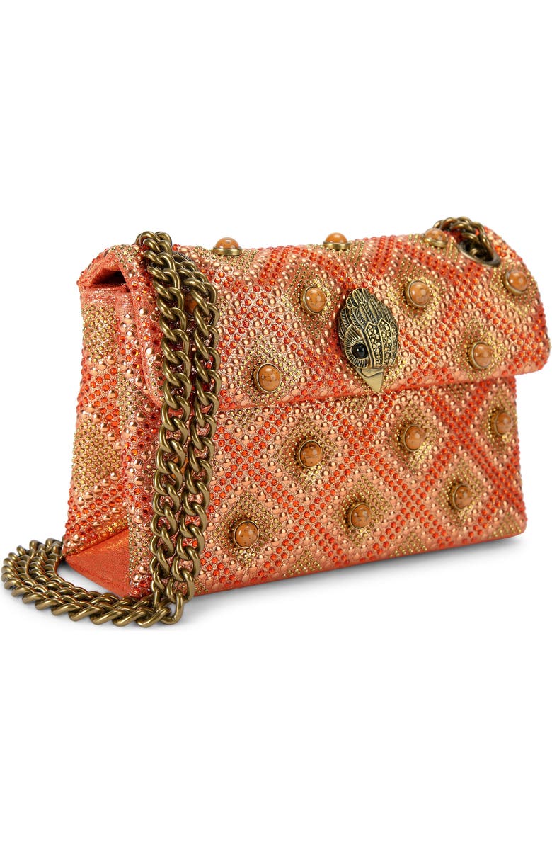 Kurt Geiger London Mini Kensington Jewel Convertible Crossbody Bag, Alternate, color, Open Red