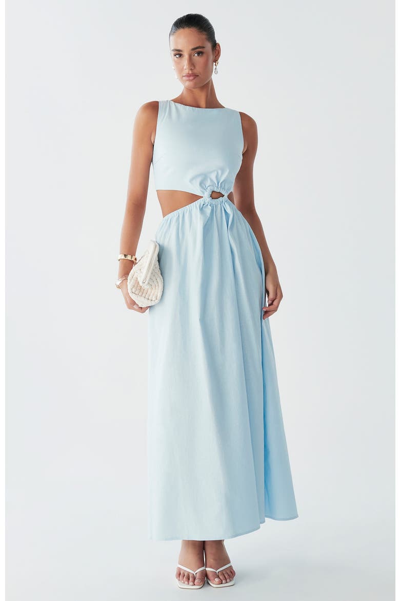 Maria Maxi Dress, Alternate, color, Pale Blue