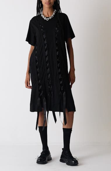 Drawer購入Simone Rocha 黒 チュールパフスリーブ TシャツXS Drawer購入Simone Rocha 黒 チュールパフスリーブ TシャツXS