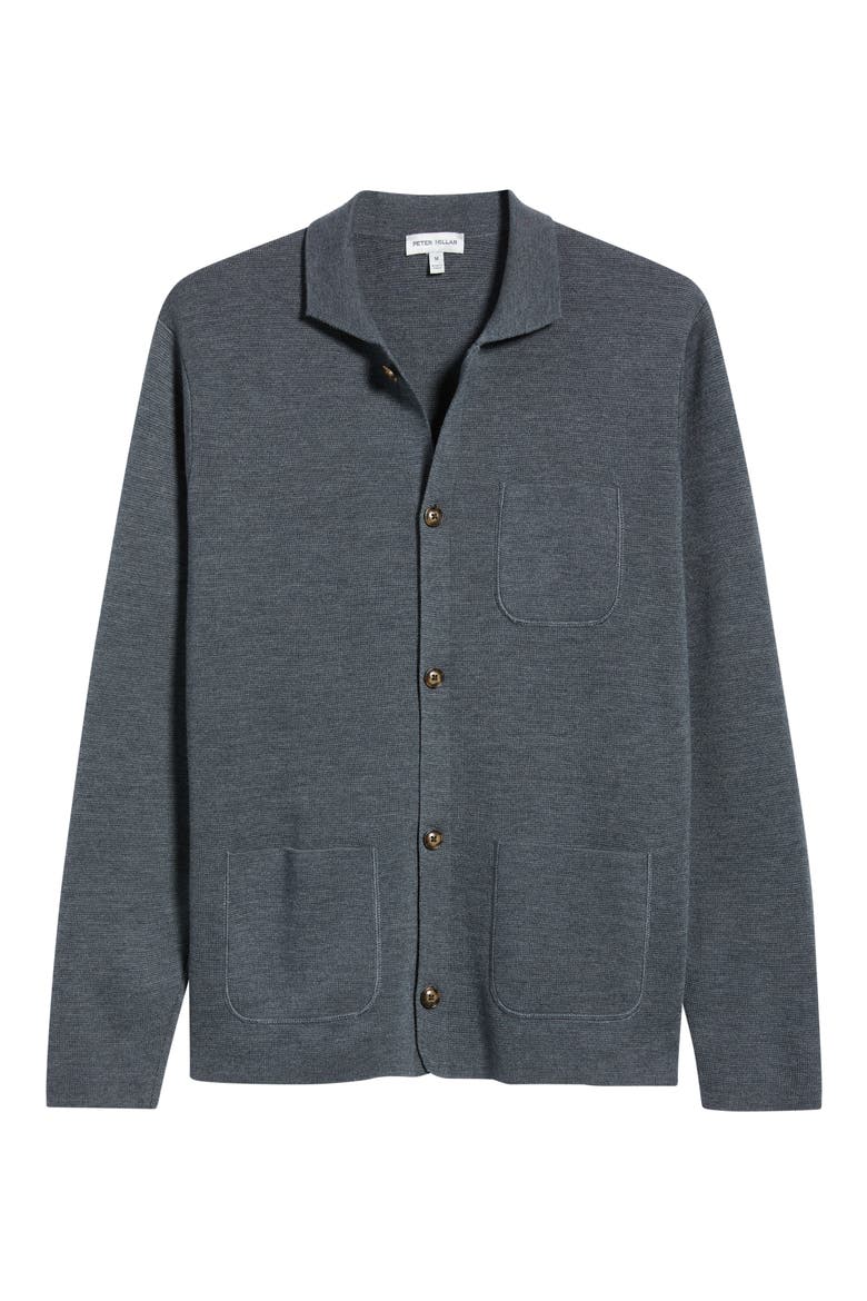 Autumn Crest Sweater Chore Coat, Alternate, color, CHARCOAL