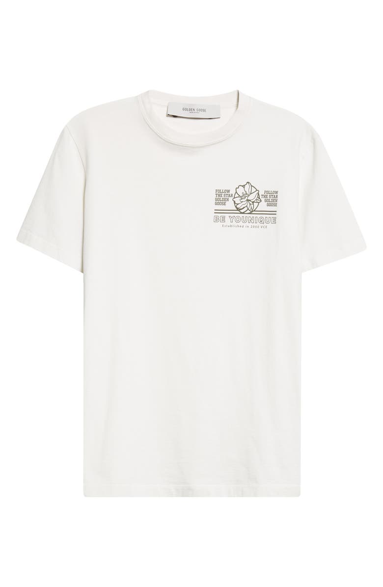 Golden Goose Journey Regular Fit Graphic T-Shirt, Alternate, color, Artic Wolf