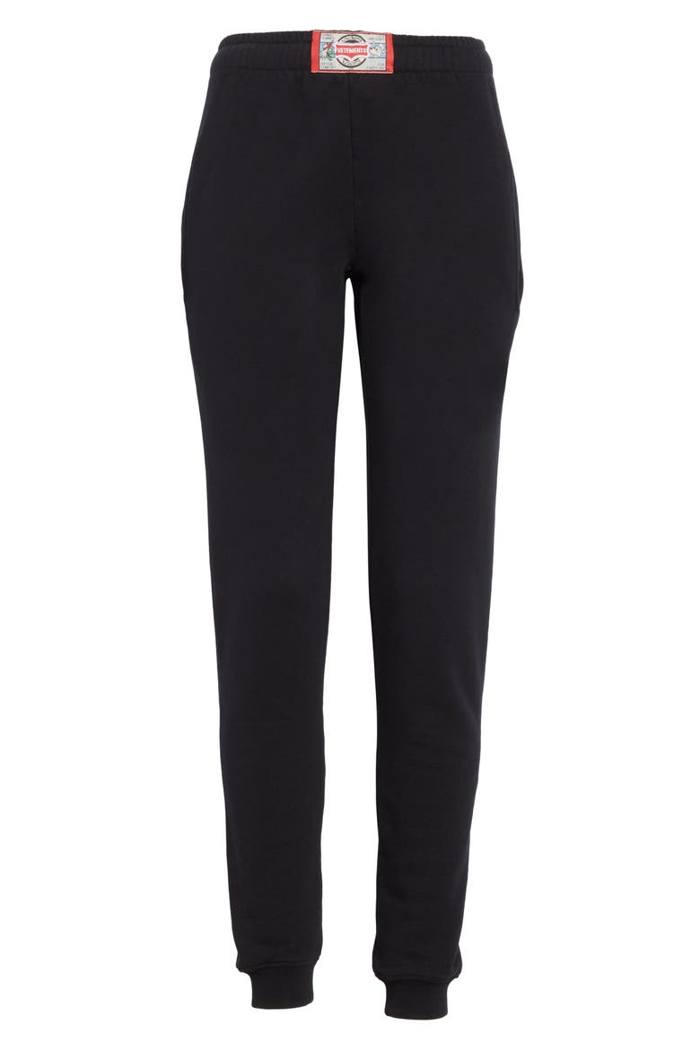 Skinny Sweatpants, Alternate, color, BLACK