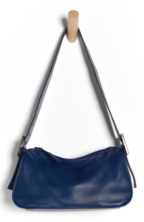 Army Candy Leather Baguette Bag