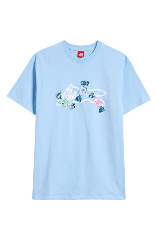 Icecream Candy Graphic T-shirt In Cerulean Blue
