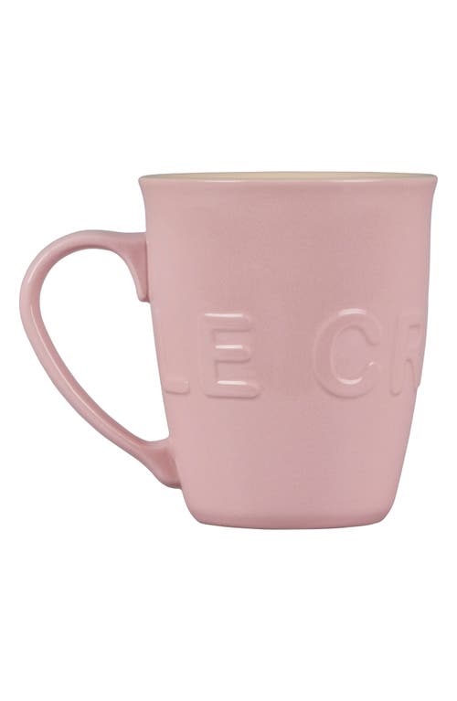 Le Creuset 20-ounce Logo Stoneware Mug In Chiffon Pink