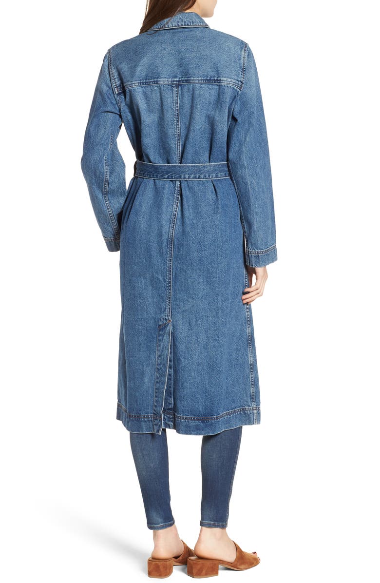 Madewell Denim Duster, Alternate, color, 