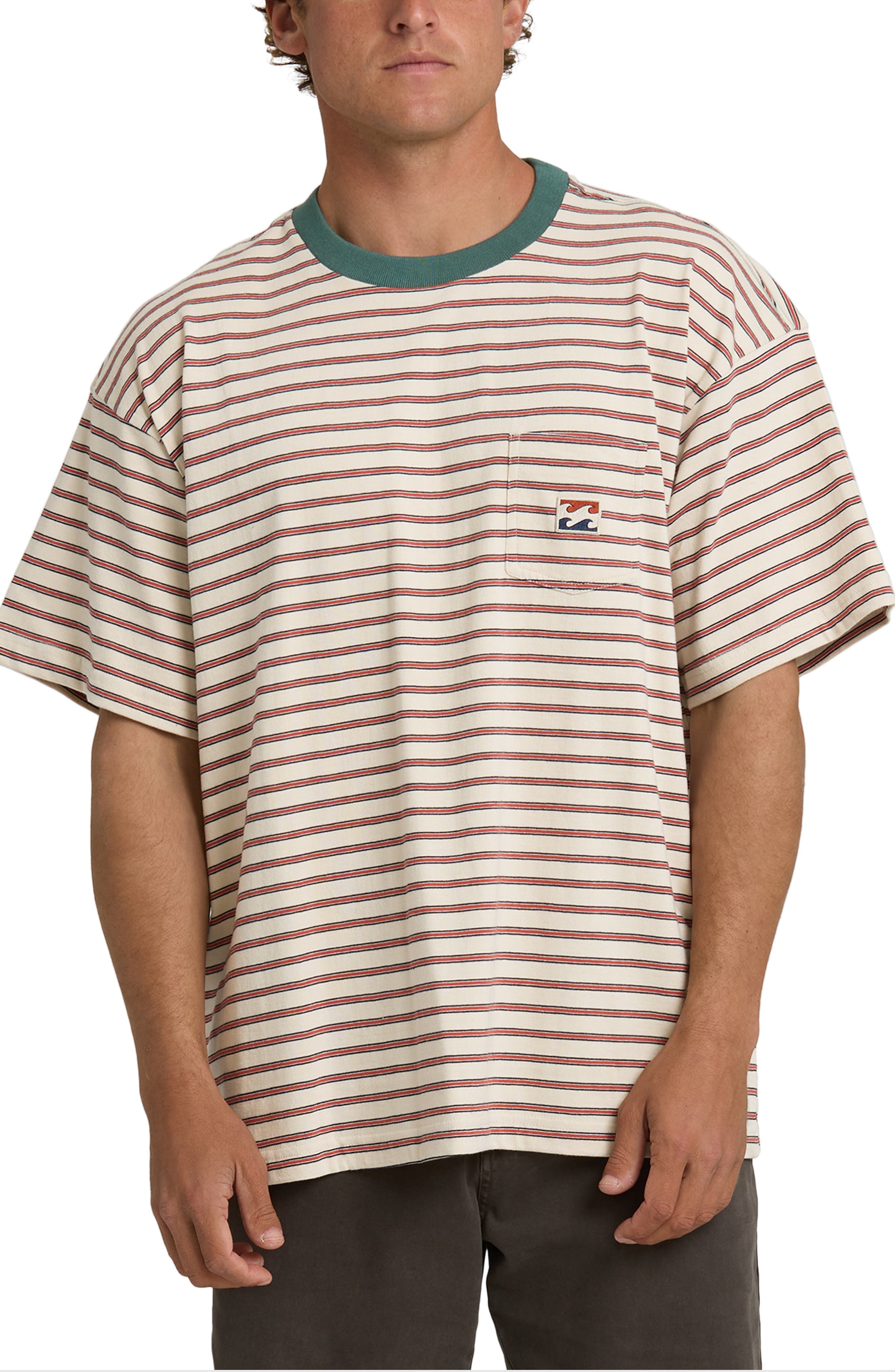 Baxter Oversize Stripe Pocket T-Shirt - image 3